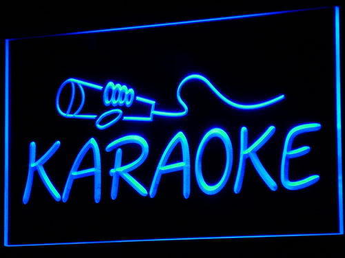 Karaoke NEW Lounge Box Club Logo Neon Light Sign